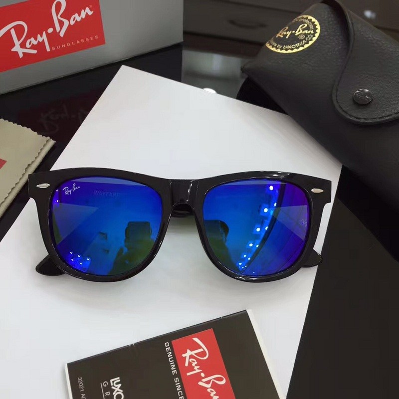 blue lens wayfarer sunglasses