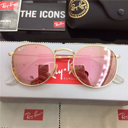 ray ban rb3447 rose gold