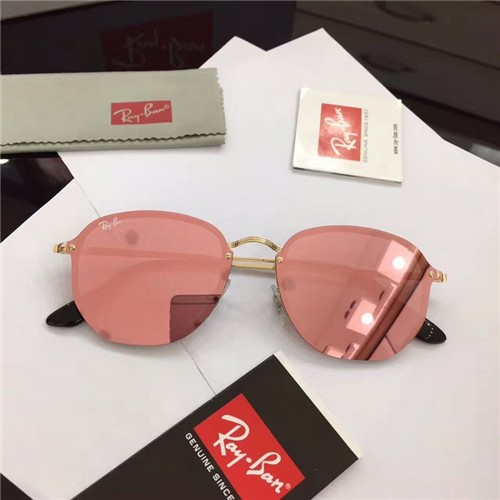pink lense ray bans